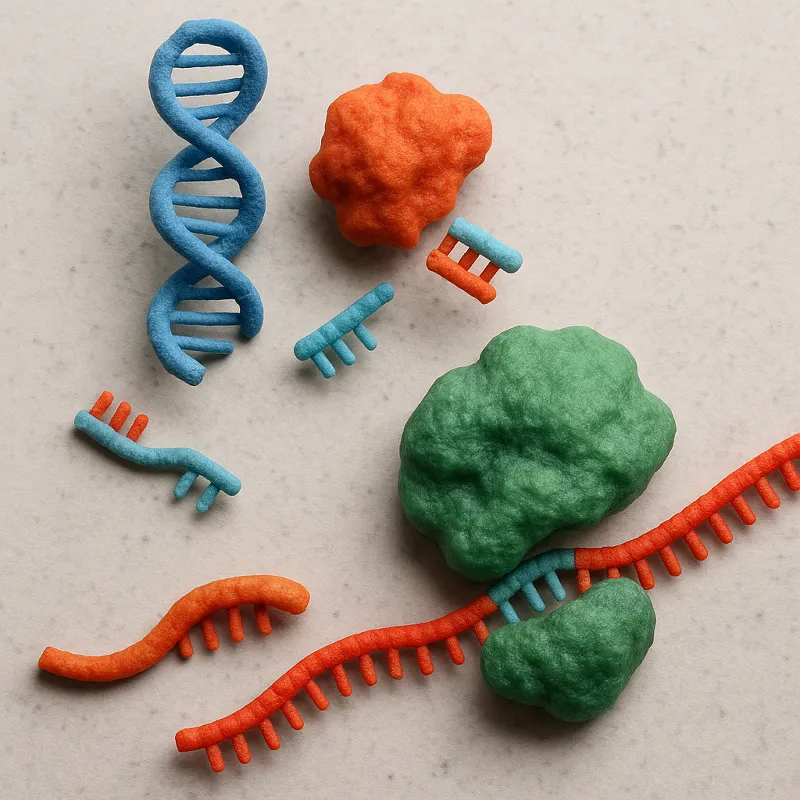 Die Wechselwirkungen zwischen RNA-Interferenz und posttranskriptionaler Regulation