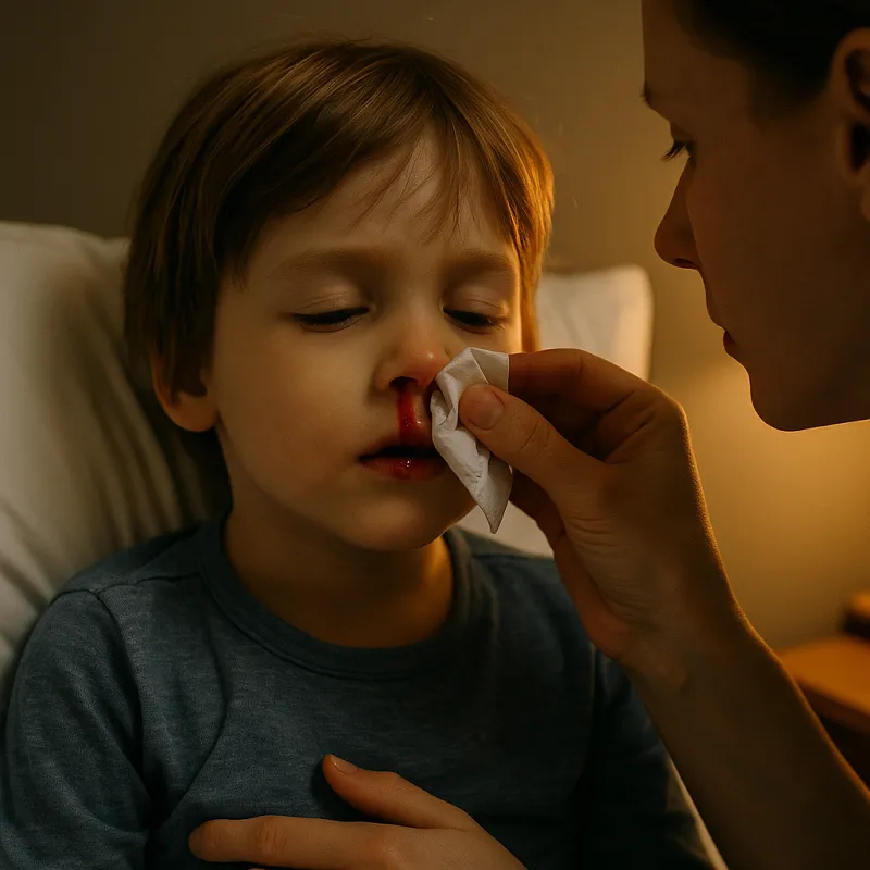 Häufiges Nasenbluten bei Kindern? Jetzt Alarmzeichen erkennen!