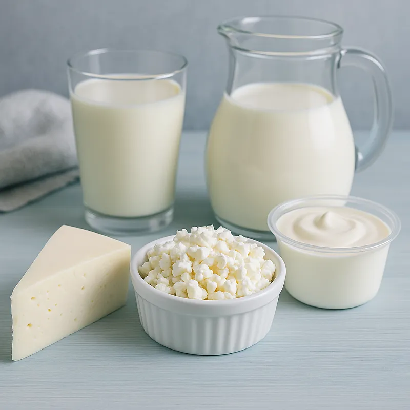Gesättigte Fettsäuren Lebensmittel Milchprodukte mit reduziertem Fett