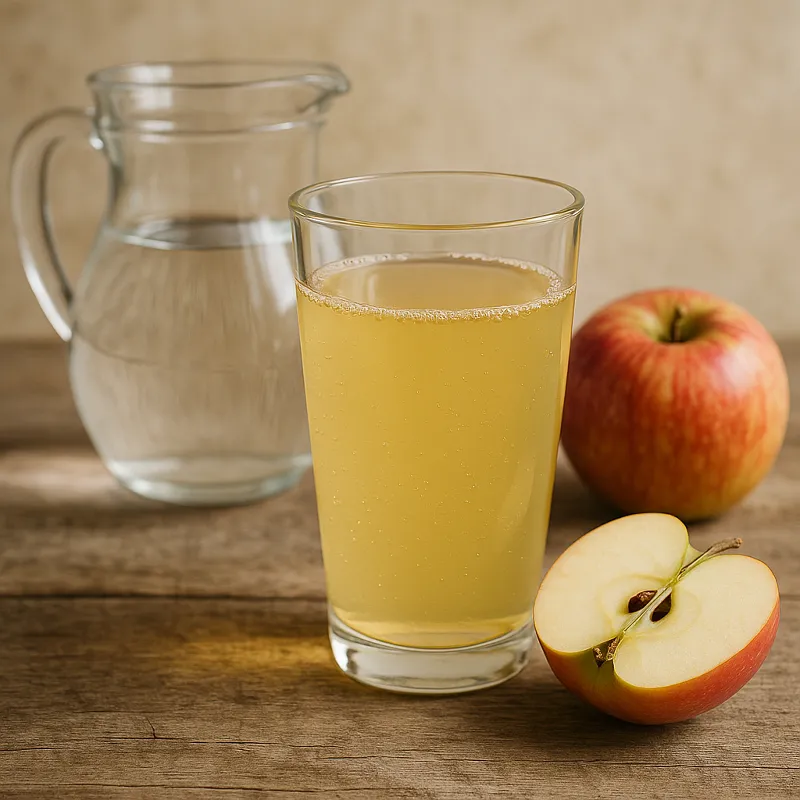 Divertikulitis Hausmittel Verdünnte Apfelschorle (1:3 mit Wasser)