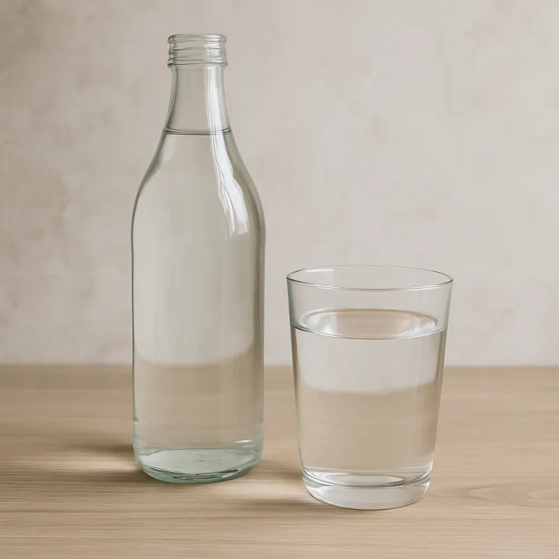 Wasser ohne Kohlensäure