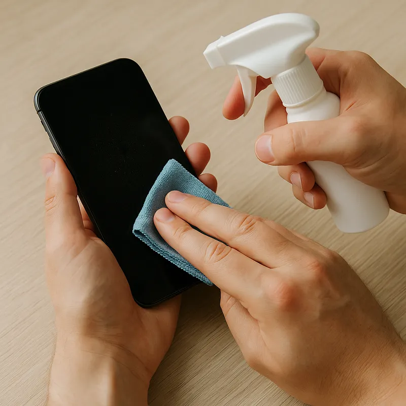 Smartphone reinigen richtig gemacht