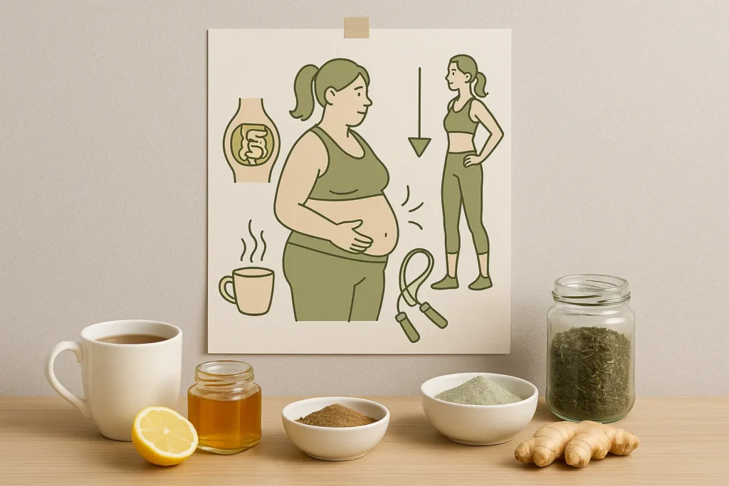 abnehmen am bauch hausmittel