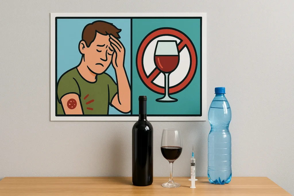 alkohol nach impfung