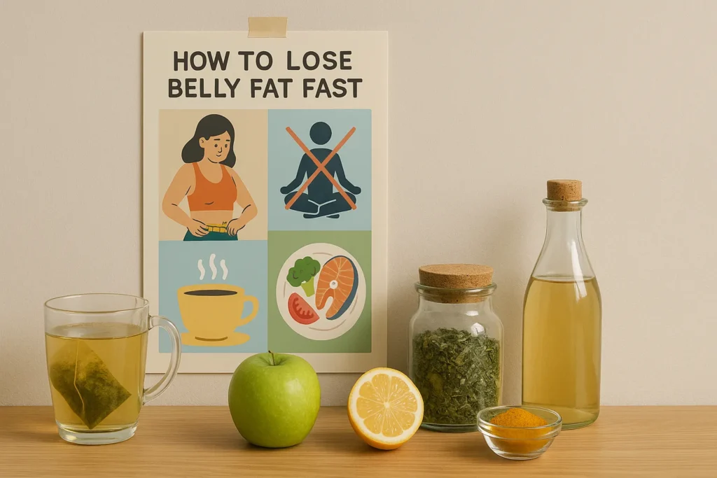 schnell abnehmen am bauch in 2 wochen