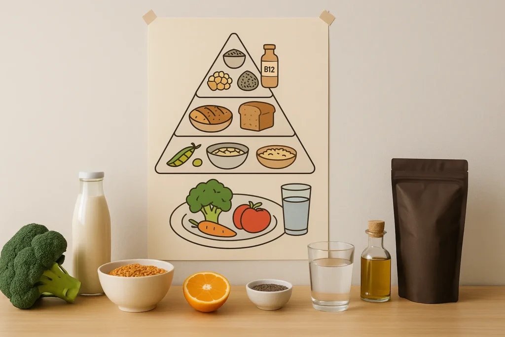 vegane ernährungspyramide