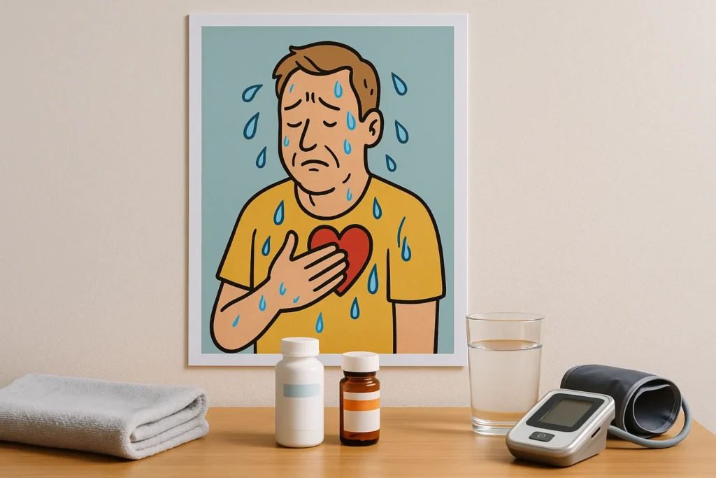 Herzschwäche Schwitzen