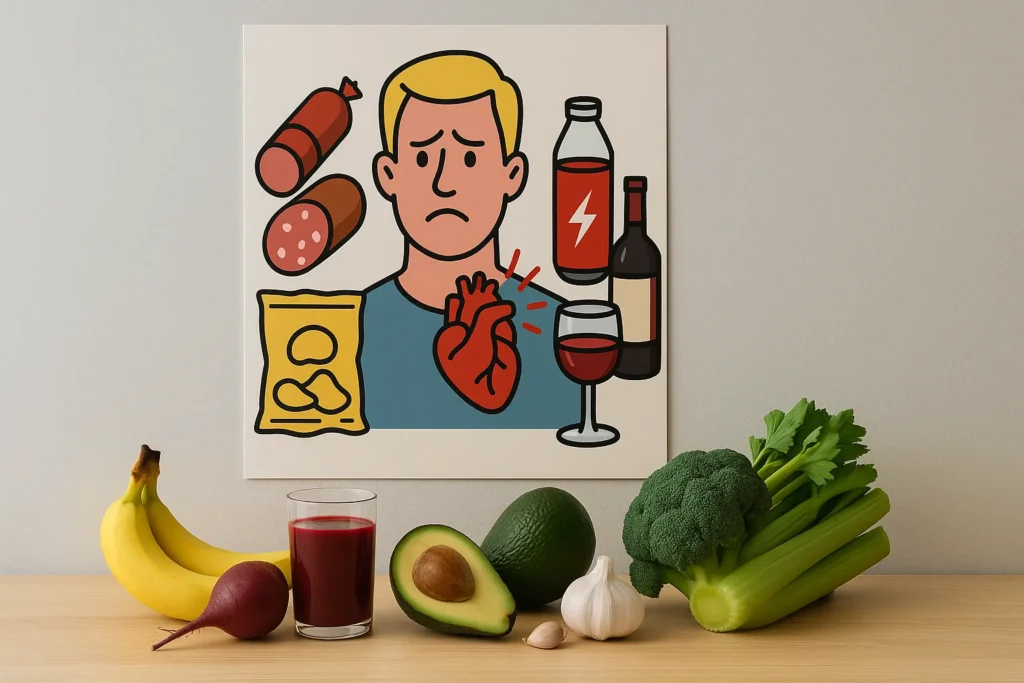 blutdruck senken lebensmittel