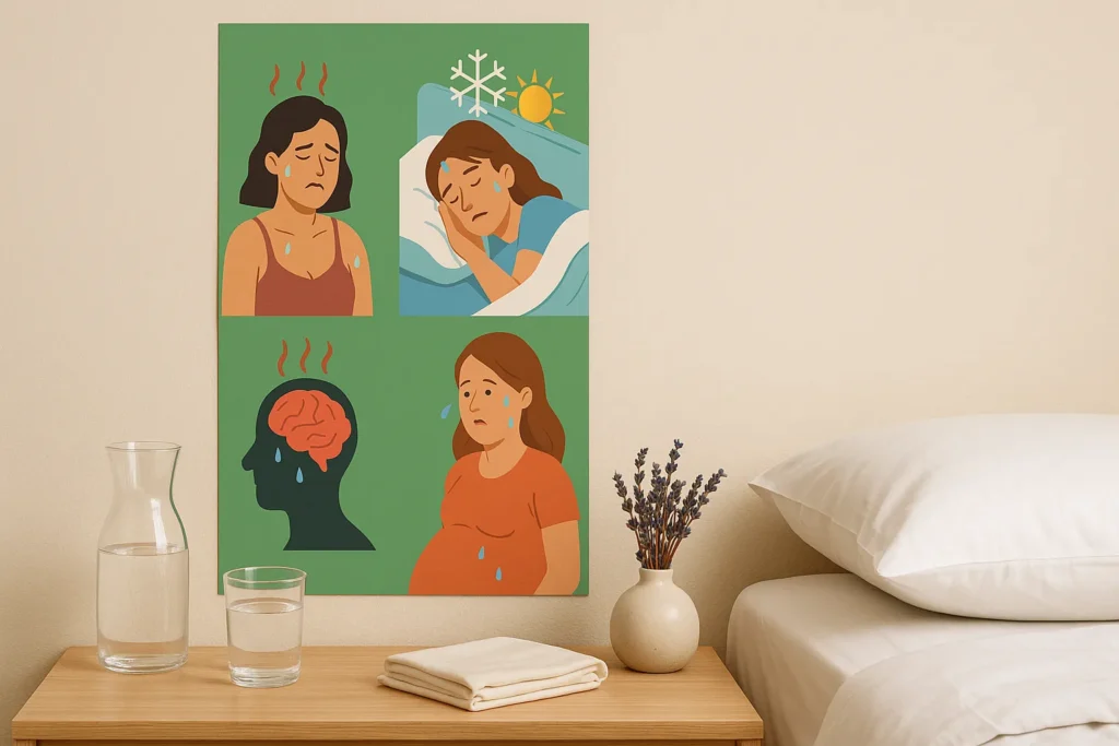 schwitzen beim schlafen