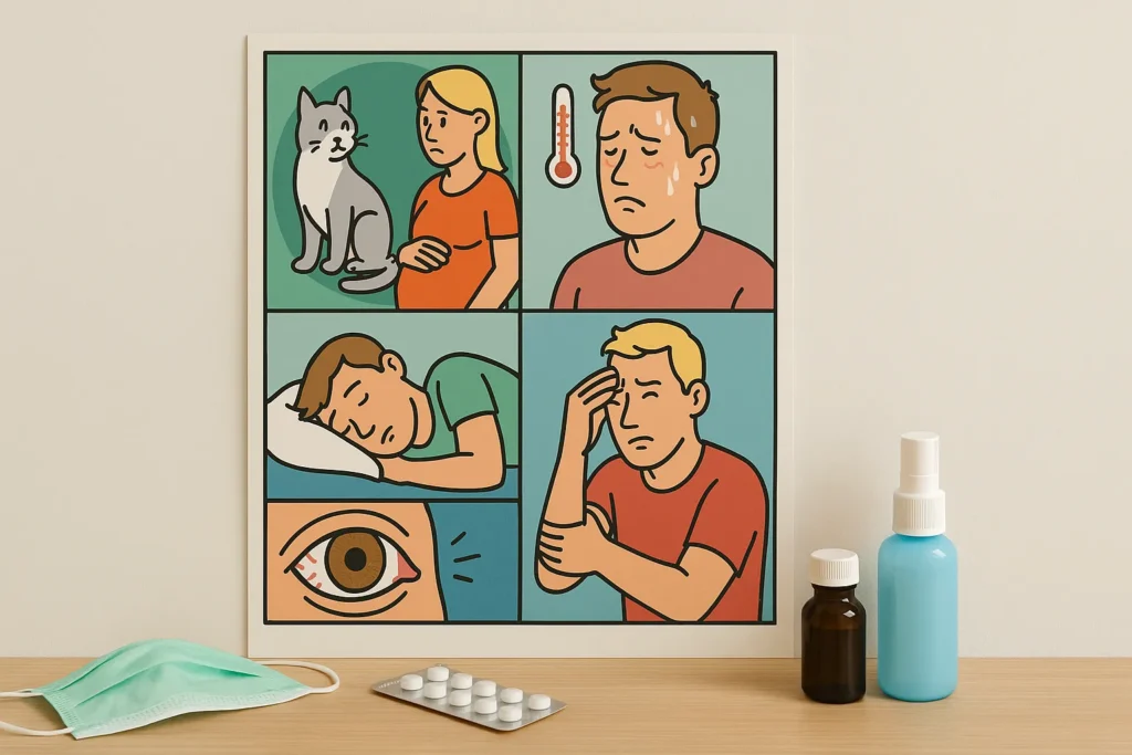 toxoplasmose symptome