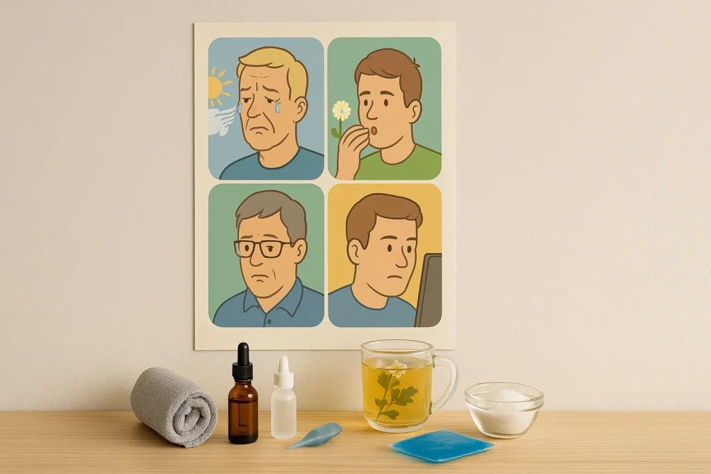 tränende augen hausmittel