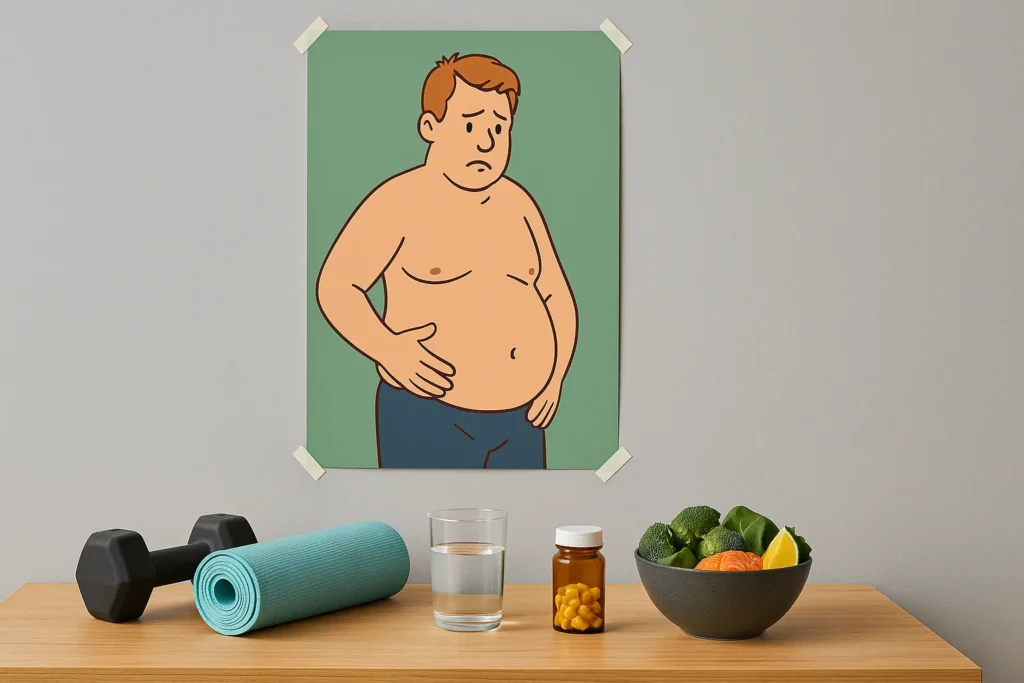 bauchfett verlieren mann