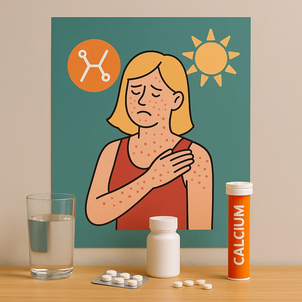 sonnenallergie calcium