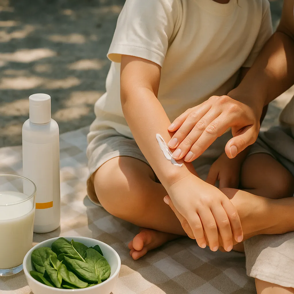 sonnenallergie calcium