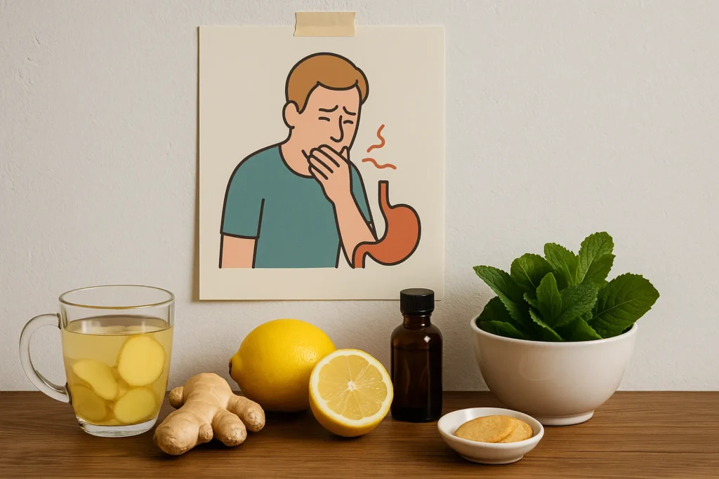 übelkeit hausmittel